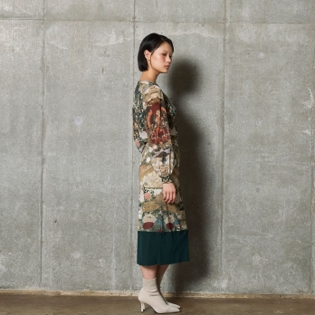 【COMING SOON】Buddha print net ブラウス 詳細画像