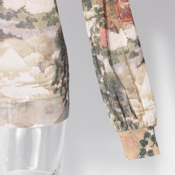 【COMING SOON】Buddha print net ブラウス 詳細画像