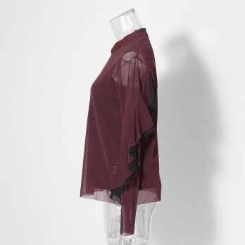 【COMING SOON】Layered net ブラウス 詳細画像