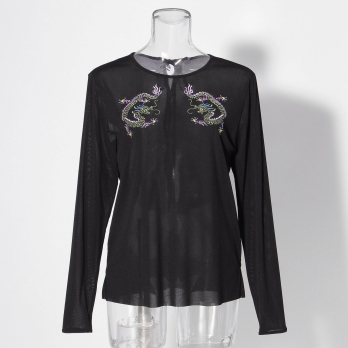 【COMING SOON】Dragon embroidery ブラウス