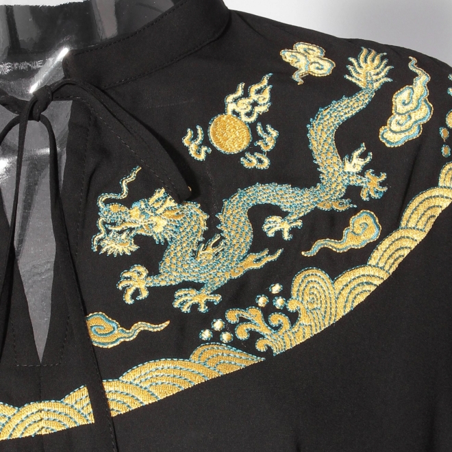 【COMING SOON】Emperor dragon embroidery ブラウス 詳細画像 ブラック 3