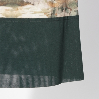 【COMING SOON】Buddha print net スカート 詳細画像