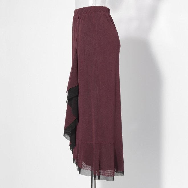 【COMING SOON】Layered net スカート 詳細画像 レッド 2
