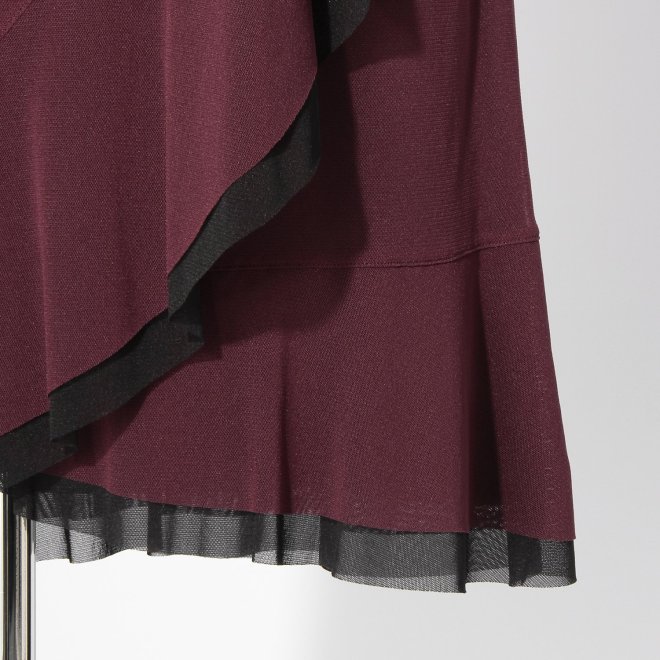 【COMING SOON】Layered net スカート 詳細画像 レッド 5
