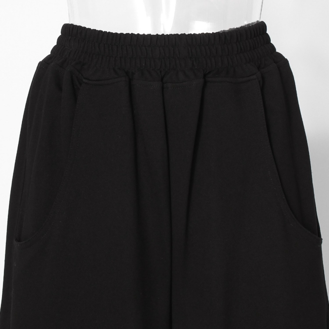 WL カットカーブ パンツ 詳細画像 ブラック 8