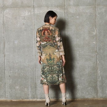 【COMING SOON】Buddha print net ドレス 詳細画像