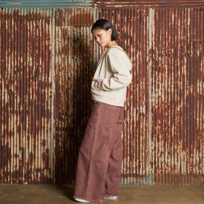 【COMING SOON】Twill jersey ブルゾン 詳細画像 ホワイト 2