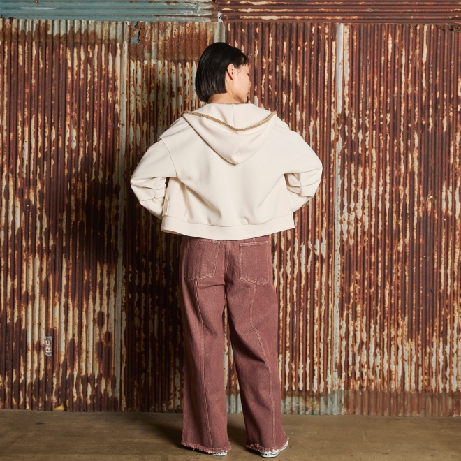 【COMING SOON】Twill jersey ブルゾン 詳細画像 ホワイト 3