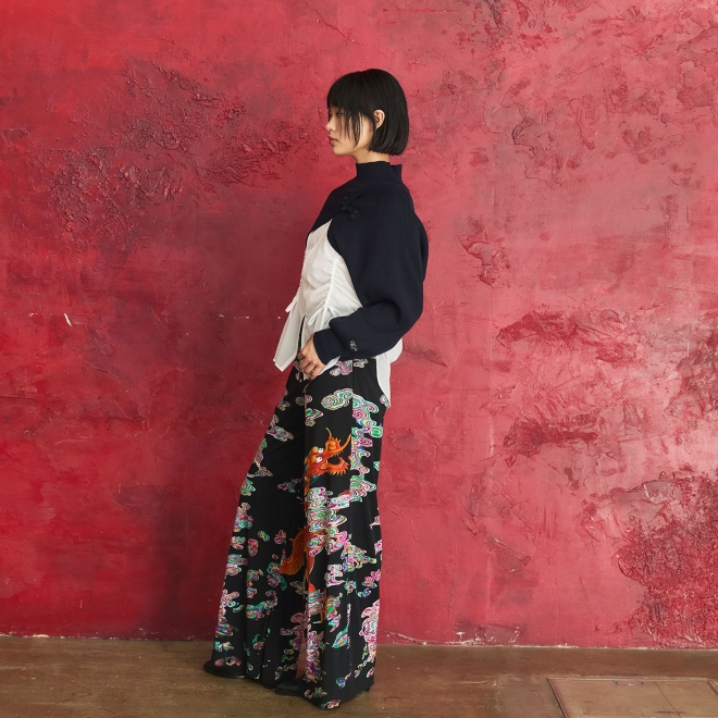 【COMING SOON】Solid Knit 詳細画像 ネイビー 2