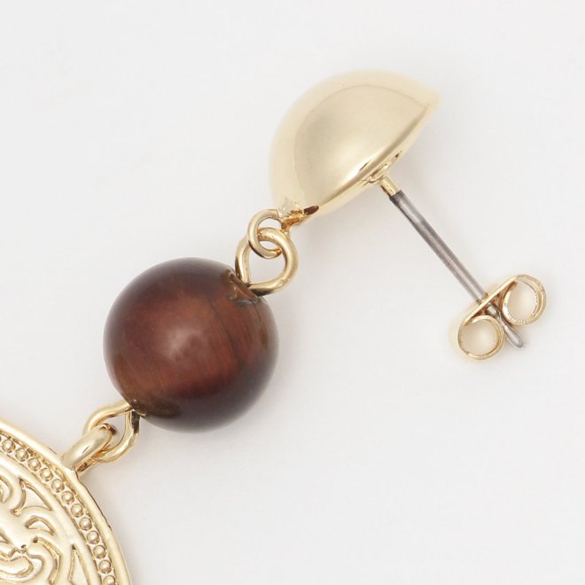 【COMING SOON】Buddha Pierced earrings 詳細画像 ゴールド 3