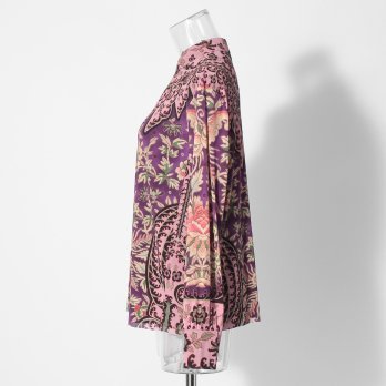 【COMING SOON】Peony butterfly print ブラウス 詳細画像