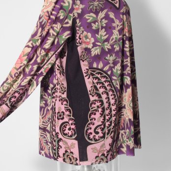 【COMING SOON】Peony butterfly print ブラウス 詳細画像