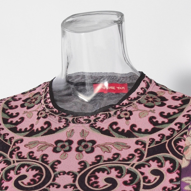 Peony butterfly print ブラウス 詳細画像 黒系マルチ 8