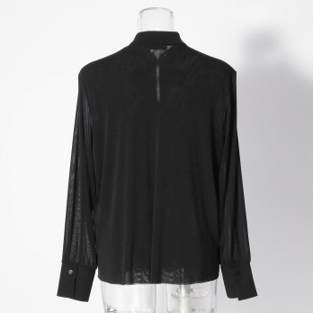 【COMING SOON】Butterfly flower embroidery on net ブラウス 詳細画像