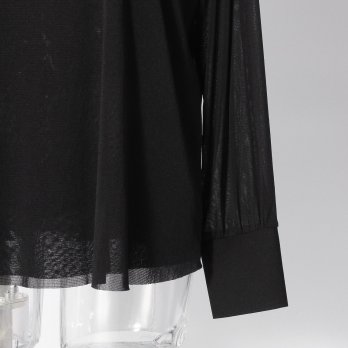 【COMING SOON】Butterfly flower embroidery on net ブラウス 詳細画像