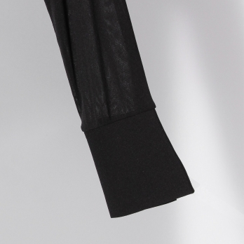 Butterfly flower embroidery on net ブラウス 詳細画像