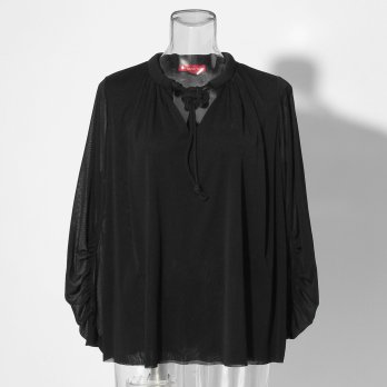 【COMING SOON】Solid netting ブラウス 詳細画像