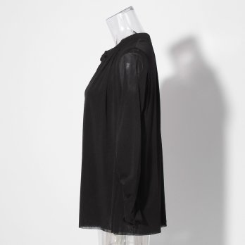 【COMING SOON】Solid netting ブラウス 詳細画像