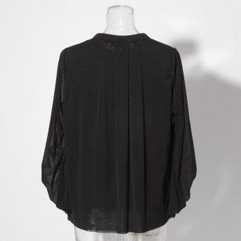 【COMING SOON】Solid netting ブラウス 詳細画像