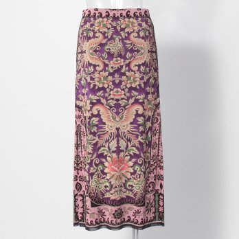 【COMING SOON】Peony butterfly print スカート 詳細画像