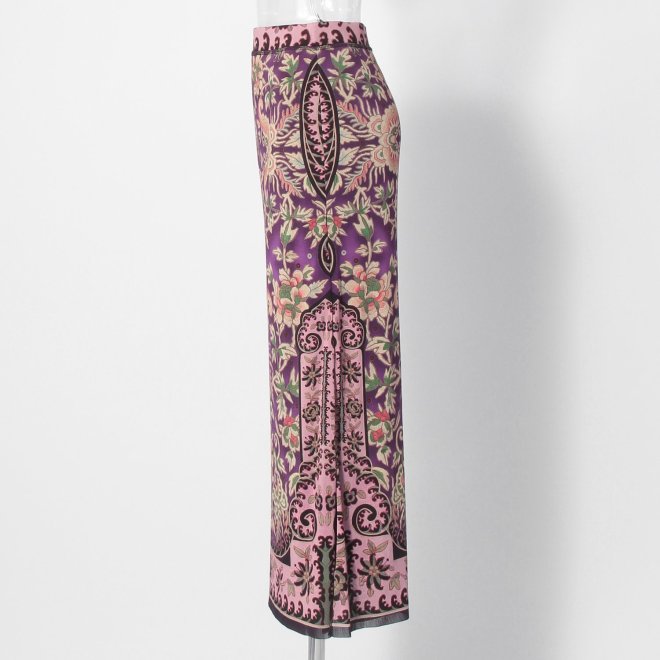 【COMING SOON】Peony butterfly print スカート 詳細画像 黒系マルチ 2