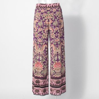 【COMING SOON】Peony butterfly print パンツ 詳細画像