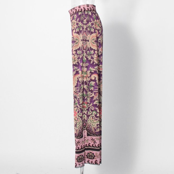 【COMING SOON】Peony butterfly print パンツ 詳細画像 黒系マルチ 2