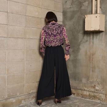 【COMING SOON】Poly crepe パンツ 詳細画像