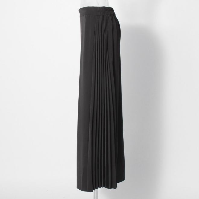 【COMING SOON】Poly crepe パンツ 詳細画像 ブラック 6