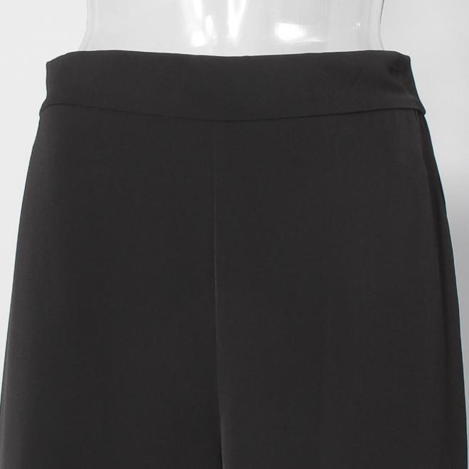 Poly crepe パンツ 詳細画像 ブラック 8
