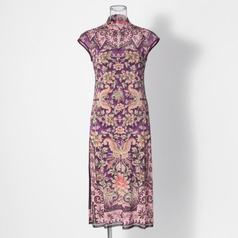 【COMING SOON】Peony butterfly print ドレス