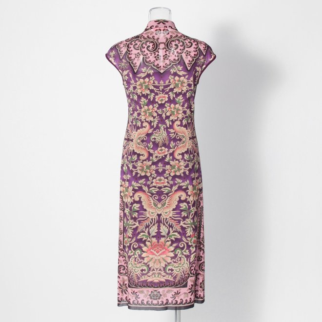 【COMING SOON】Peony butterfly print ドレス 詳細画像 黒系マルチ 3