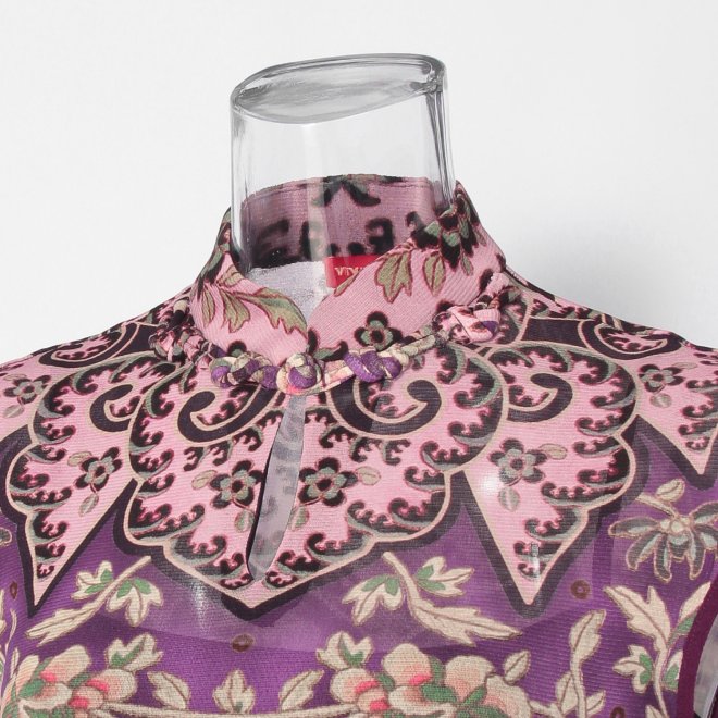 【COMING SOON】Peony butterfly print ドレス 詳細画像 黒系マルチ 5