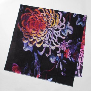 【COMING SOON】Chrysanthemum printed  ストール