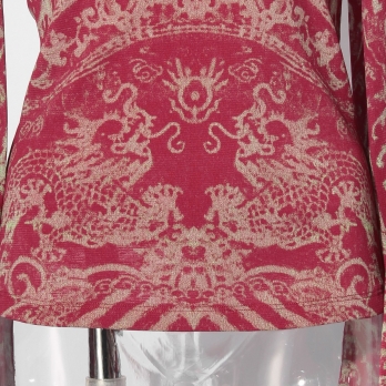 【COMING SOON】Opera shadow print on stretch net ブラウス 詳細画像