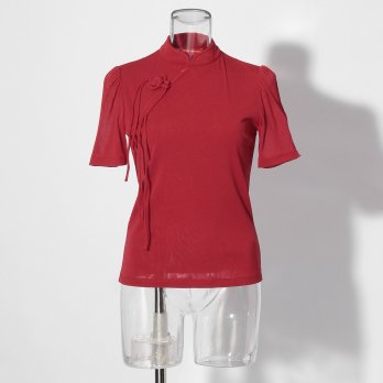 【COMING SOON】Solid netting ブラウス