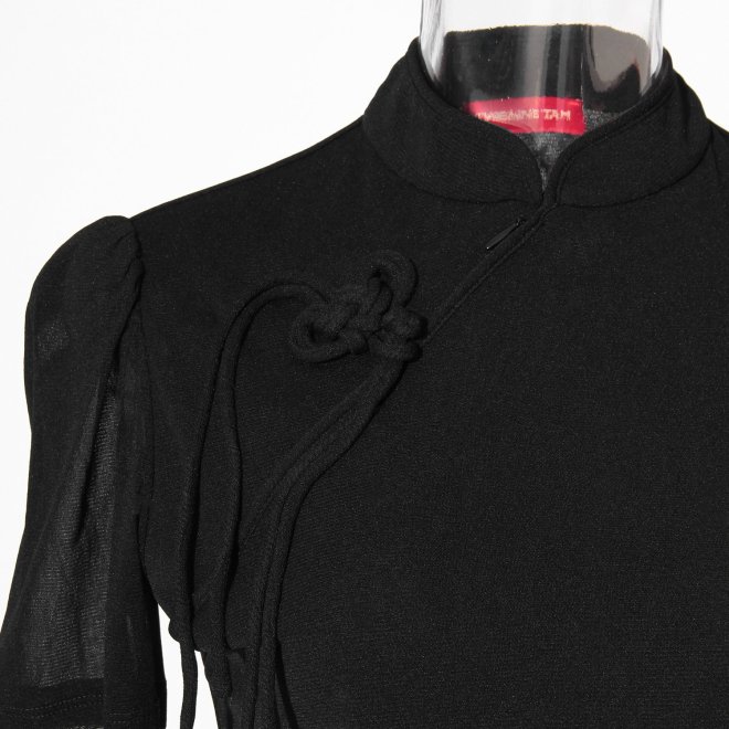 【COMING SOON】Solid netting ブラウス 詳細画像 ブラック 2