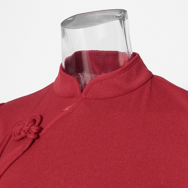 【COMING SOON】Solid netting ブラウス 詳細画像 レッド 4