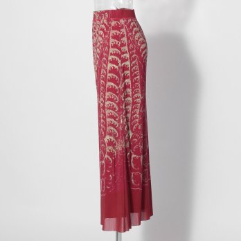 【COMING SOON】Opera shadow print on stretch net スカート 詳細画像