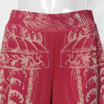 【COMING SOON】Opera shadow print on stretch net パンツ 詳細画像