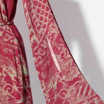 【COMING SOON】Opera shadow print on stretch net ドレス 詳細画像