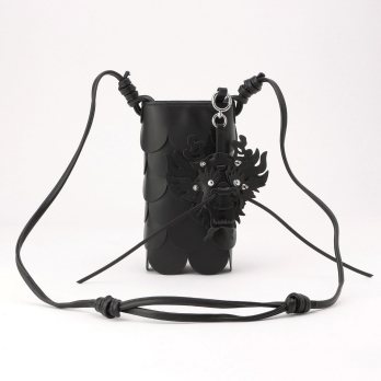 【COMING SOON】Leather dragon scale phone Bag 詳細画像
