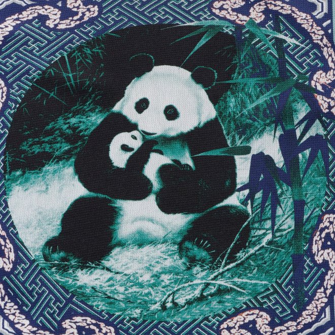 【COMING SOON】Panda nettting ブラウス 詳細画像 ブルー系マルチ 6