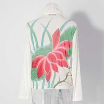 Lotus print ブルゾン 詳細画像