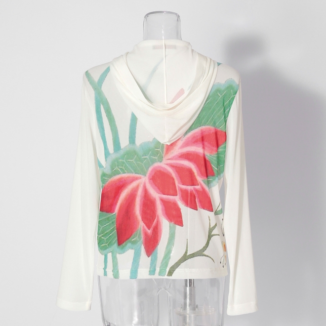 Lotus print ブルゾン 詳細画像 白系マルチ 3