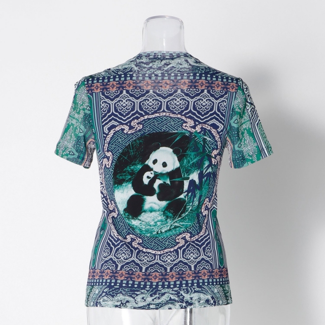 Panda netting ブラウス 詳細画像 ブルー系マルチ 7