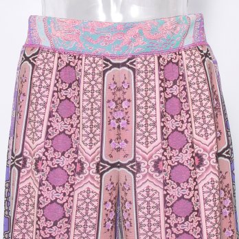 Palace bird printed on stretch net パンツ 詳細画像