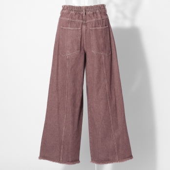 Brown denim パンツ 詳細画像