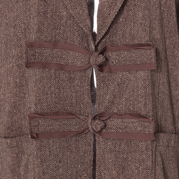 Herringbone net w/lasecut app ジャケット 詳細画像