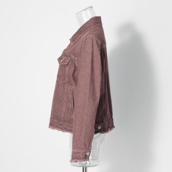 Brown denim ジャケット 詳細画像